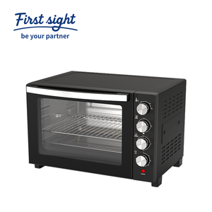 Nuevo <span class=keywords><strong>Horno</strong></span> Eléctrico Multifuncional de 45L y 2000W, Temperatura Ajustable de 70-250°C, Temporizador de 60 Minutos, Cuerpo de Acero Inoxidable, <span class=keywords><strong>Puerta</strong></span> de Vidrio, Perilla Francesa - Product Image 1