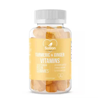 Bonbons gommeux végétaliens sans OGM à base de pectine, biotine et gingembre, pour la santé des cheveux, de la peau et des ongles, vitamines beauté, 60 unités, pour adultes, fabrication OEM Chine
