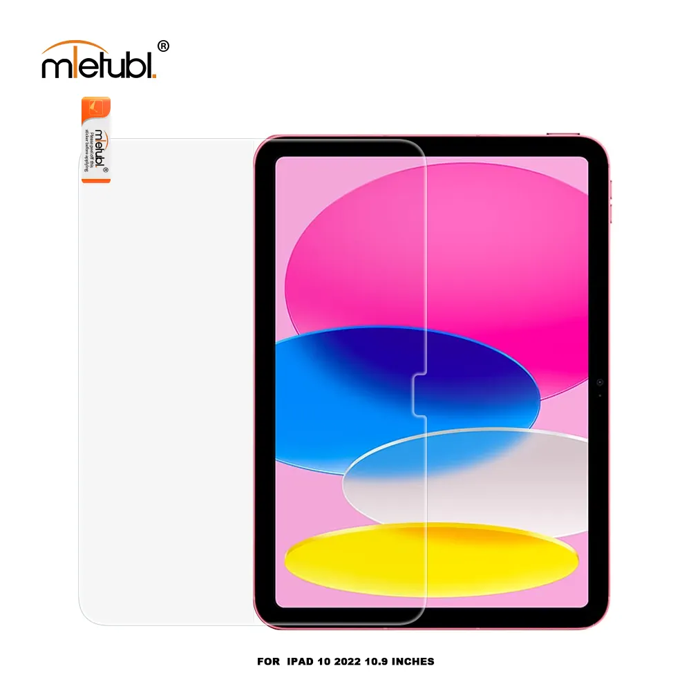 Mietubl Tablet 0.3mm/2.5D Clear Tempered Normal Glass Screen Protector For IPad For Samsung