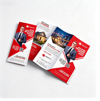 Service d'impression personnalisé de haute qualité, impression de dépliants, de prospectus et de brochures A4 A5 pour le marketing et la promotion