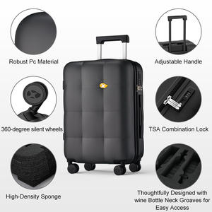 É<span class=keywords><strong>tui</strong></span> de transport portable pour 10 bouteilles de vin |   Valise <span class=keywords><strong>en</strong></span> PC durable 100% PC Protection pour vin <span class=keywords><strong>en</strong></span> <span class=keywords><strong>avion</strong></span> - Product Image 4