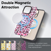 Coques de téléphone magnétiques sans fil par sublimation, antichute, avec impression UV, personnalisables pour iPhone 15, 16, 17, 18