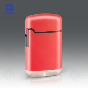 2023 nouveau briquet à flamme à jet de couleur en métal classique de luxe OEM rempli de gaz répétable de haute qualité - Product Image 5
