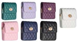 Bandoulière lanière diamant portefeuille en cuir étui de téléphone sac pour Samsung Galaxy <span class=keywords><strong>Z</strong></span> <span class=keywords><strong>Flip</strong></span> 6 5 <span class=keywords><strong>4</strong></span> 3 Flip4 Flip3 bandoulière housse <span class=keywords><strong>pochette</strong></span> - Product Image 2