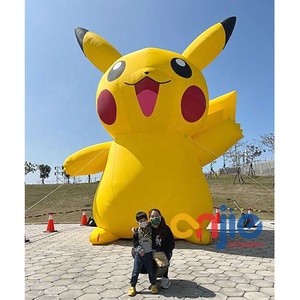 Regalo de Animal de peluche Pikachu de alta calidad para niños, famoso personaje de dibujos animados de Anime Pikachu muñeco de peluche para niños - Product Image 1