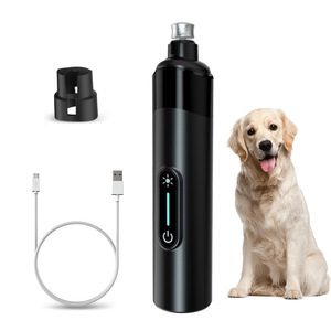 Ultra-quiet Rechargeable Pet Nail Grinder With LED <b>Light</b> And USB Cable For Pet Grooming used for <b>dogs</b> and cats - Product Image 1