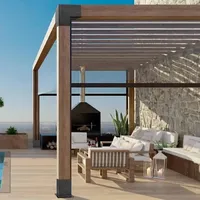 Kit de supports de pergola 4x4 modernes pour projets de bricolage en bois