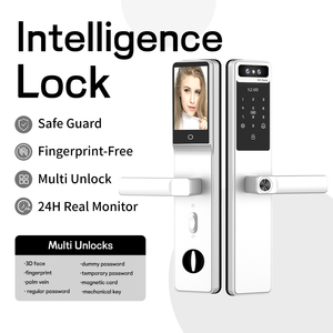 Cerradura Inteligente Glomarket Tuya WiFi a Prueba de Agua con Reconocimiento Facial 3D, Control por Voz Alexa, Huella Dactilar BLE, Seguridad para el Hogar en la Nube - Product Image 2