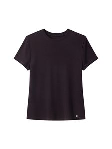 T-shirt moulant personnalisé pour femme avec logo, en coton et élasthanne, coupe droite, sans plis, nouveau top d'été en stock - Product Image 2
