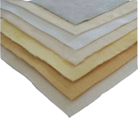 Tissu en feutre non tissé aiguilleté de marque HT, en polypropylène, le plus vendu, pour filtre à poussière en fibre acrylique, jaune