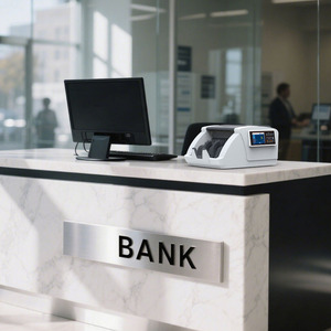 Compteur <span class=keywords><strong>de</strong></span> billets <span class=keywords><strong>de</strong></span> <span class=keywords><strong>banque</strong></span> <span class=keywords><strong>à</strong></span> chargement arrière <span class=keywords><strong>à</strong></span> double CIS, haute vitesse <span class=keywords><strong>de</strong></span> comptage, détection <span class=keywords><strong>de</strong></span> billets USD, qualité bancaire, écran tactile couleur TFT 3,5 pouces - Product Image 2