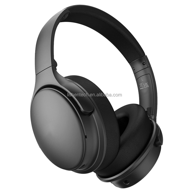 Over Ear Headphones Active Noise Cancelling Blue Tooth Headphones Deep Bass Headset Low Latency 90H Playtime Foldable Headphone