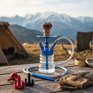 Cabeza de Cachimba Portátil de Acrílico con Acabado Lacado, Duradera, Multicolor, Accesorio para Fumar Shisha, Ideal para Viajes y Bares - Product Image 2
