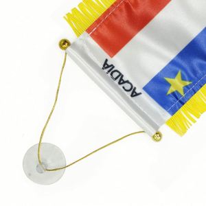 Custom Logo ACADIA Pennant <b>Flag</b> for Car Rearview Mirror & Home Decoration Digital Printed for Education - Product Image 2