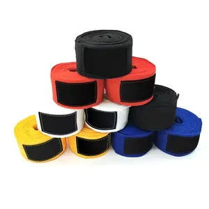 Custom Guantoni Da Boxe Protezione del Polso 5 CM * 2.5 <span class=keywords><strong>m</strong></span> / 3 <span class=keywords><strong>m</strong></span> / 5 <span class=keywords><strong>m</strong></span> Guantoni Da Boxe Mano Avvolge Benda Boxe - Product Image 4