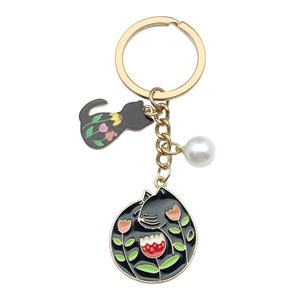 Porte-clés en alliage émaillé avec motif de chat porte-bonheur de dessin animé Sailor Moon pour sac - Product Image 5