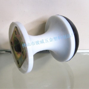 Furniture Caster 8Cm White <b>Plastic</b> Swivel Plate Mount Polyurethane <b>Wheel</b> For Bed Legs - Product Image 1