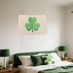 2.5*1.6 FT St. Patrick's Creek Canvas <b>Flag</b> with 2 Copper Buckles - Product Image 5