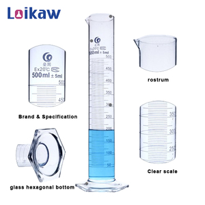 Loikaw Phòng Thí Nghiệm Tùy Chỉnh Thủy Tinh 250Ml 500Ml 1000Ml Tốt Nghiệp Thủy Tinh Borosilicate Đo Xi Lanh Với Vòi - Product Image 6