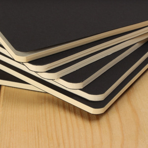Custom Retro Black Cover Kraft Paper A5 Size Hardcover Thermal Binding Blank Drawing Diary <b>Notebook</b> - Product Image 5