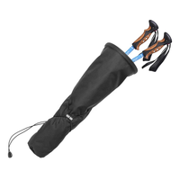 Pochette de transport pliable en nylon imperméable pour bâtons de randonnée, accessoire d'alpinisme extérieur, sac de rangement pour bâtons de trekking