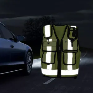 Lx Fabriek Groothandel Zwart Veiligheidsvest Constructie Veiligheidsvest Hi Vis Mannen Reflecterend Veiligheidsvest Met Logo