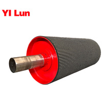 Tambour de tension de poulie d'entraînement de haute qualité pour convoyeur, tambour de convoyeur très résistant à l'usure