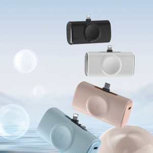 TKT 180 degrés prise rotative 20W charge rapide chargeur sans fil Portable 5000mAh banque mobile magnétique pour <span class=keywords><strong>iPhone</strong></span> - Product Image 6