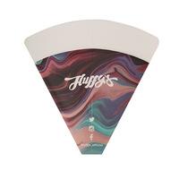 Boîte à Crêpes et Gaufres Personnalisée avec Logo, Jetable, en Carton, Support Cône pour Vente à Emporter