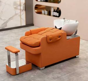 Lit de lavage de cheveux haut de gamme pour salon de coiffure, avec massage et fonctions de rinçage, semi-inclinable, exclusivité salons de beauté et coiffure - Product Image 2