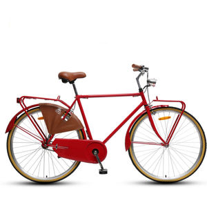 Bicicletta retrò da città TXED 700X35C con telaio soft-tail, forcella rigida, luce anteriore e velocità singola - Product Image 1