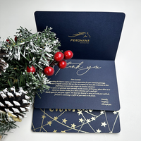 Cartes de remerciement personnalisées de luxe Carte de remerciement personnalisée avec enveloppe