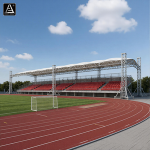 6 rangées de sièges de tribune pour événements, structure métallique extérieure, tribune de gradins, sièges de tribune pour spectateurs pour course automobile - Product Image 4