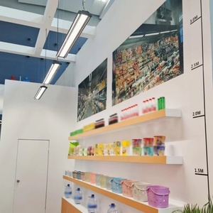 Lámparas Colgantes LED Lineales de Doble Tubo con Ángulo Ajustable para Iluminación de Supermercados y Tiendas de Comestibles - Product Image 3