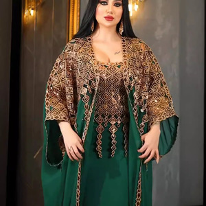 Robe de Soirée Caftan Marocain, Kaftan Diamant Pailleté, Abaya Africaine, Robe de Mode Musulmane Boubou <span class=keywords><strong>Djellaba</strong></span> - Product Image 6