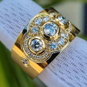 Anello Vintage Stile Corte Rotondo per Donne, Elegante Gioiello da Dito alla Moda - Product Image 6
