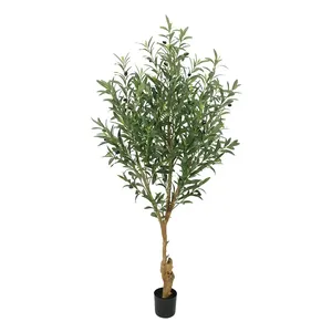 OH ARTS Promotion Exceptionnelle : Grand Arbre d'<span class=keywords><strong>Olivier</strong></span> Artificiel Personnalisé en Bois Véritable pour Décoration Intérieure - Product Image 3