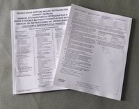 Impression en vrac Manuel d'utilisation personnalisé Directives sur les produits Livret d'instructions Brochure A4 Papier d'art Livret Flyer Catalogue