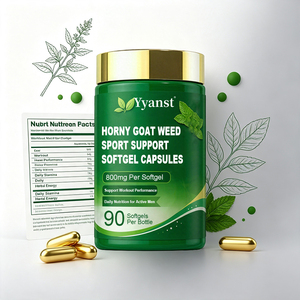 Gélules de soutien sportif à base d'Herbe de chèvre cornée 800mg 90 unités – Améliore les performances sportives et la nutrition quotidienne pour hommes actifs - Product Image 2
