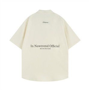 เสื้อคาร์ดิแกนแขนสั้นพิมพ์ลายโบว์เรียบง่ายสไตล์ฤดูร้อน STARLIGHT สำหรับผู้ชาย ทรงหลวม ผลิตจากผ้าฝ้าย/ใยไผ่ 3 มิติ - Product Image 5