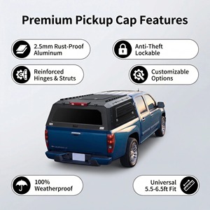 Cubierta Rígida para Camioneta Mitsubishi Triton L200 2019-2023, Cubierta de Aluminio Impermeable con Cierre, Sin Necesidad de Perforación, Cubierta para Plataforma de Carga - Product Image 6