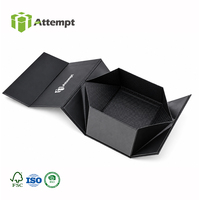 Boîte cadeau magnétique pliable personnalisée professionnelle, écologique, réutilisable, emballage en une seule pièce, boîte en papier rigide de luxe pliable, chaussettes