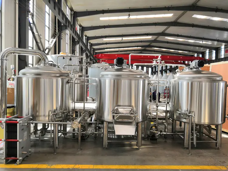 500l de cerveza máquina de equipos de cervecería sistema proyecto llave en mano