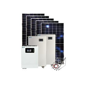 Système d'énergie solaire 10 kW, panneaux monocristallins, batterie au lithium, usage domestique, contrôleur MPPT - Product Image 1