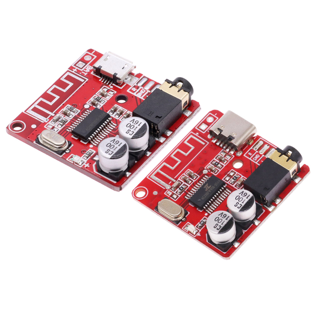 DIY for Audio Receiver Board Type-C for 5.0 MP3 Lossless Car Audio Decoder Board Wireless Stereo Music Module 3.7-5V
