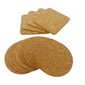 Posavasos de corcho natural redondos y cuadrados, ecológicos, para bebidas y ollas, hechos a medida por fabricantes. - Product Image 2