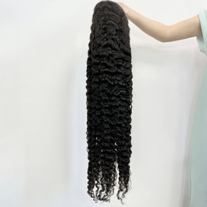 40 pouces 200% Densité Espagnol Curly BurmeseCurly Vente de produits en gros <span class=keywords><strong>Cheveux</strong></span> vietnamiens 13x6 HD Lace Full Front Perruque de <span class=keywords><strong>cheveux</strong></span> humains - Product Image 4