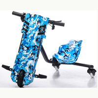 Mini Tricycle Télécommandé Électrique Intelligent pour Adultes, Voiture de Drift, Scooter Électrique pour Enfants et Adultes pour Parc d'Attractions