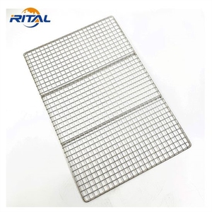 Accessoires de barbecue Rital en acier inoxydable, grille de cuisson en fil métallique pour four à barbecue - Product Image 1