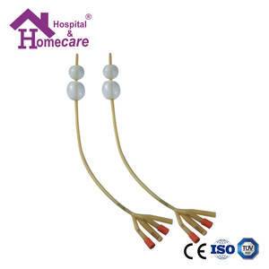 Kateter <span class=keywords><strong>Foley</strong></span> Pediatrik Sekali Pakai Berlapis Silikon 2-Arah Standar Internasional HK05 Tipe Disinfektan EOS - Product Image 6